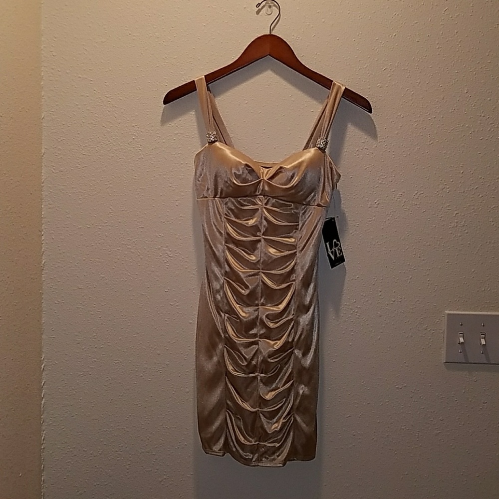 Love Tease Gold Dress